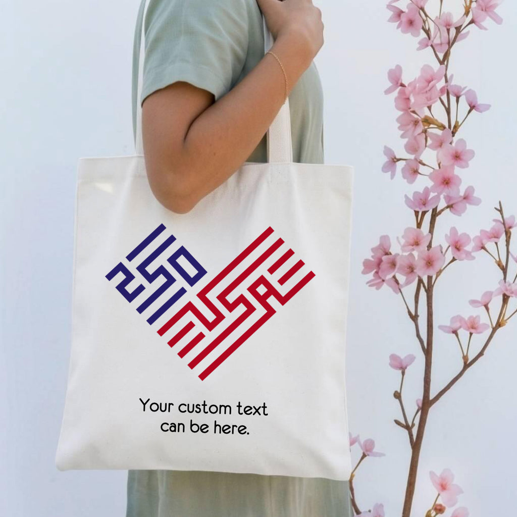 Personalized Tote Bag. America 250th Anniversary 2026.