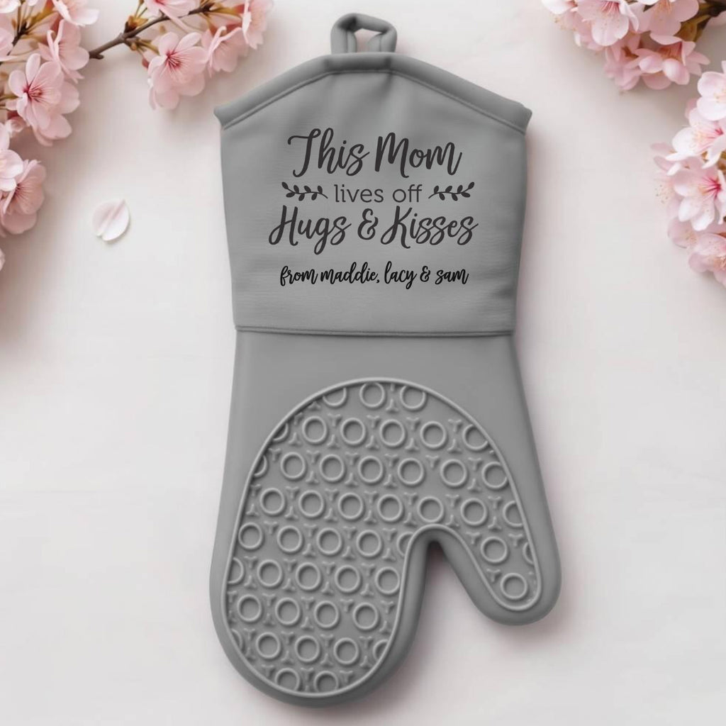 Personalized Mother's Day Gift Bundle - Custom Apron, Oven Mitt & Tea Towel